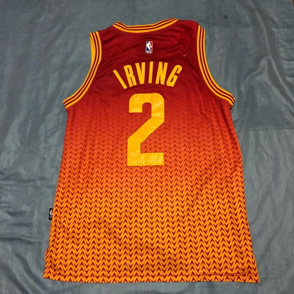 kyrie irving yellow cavs jersey